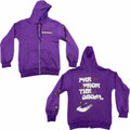 Far From Usual Purple Hoodie