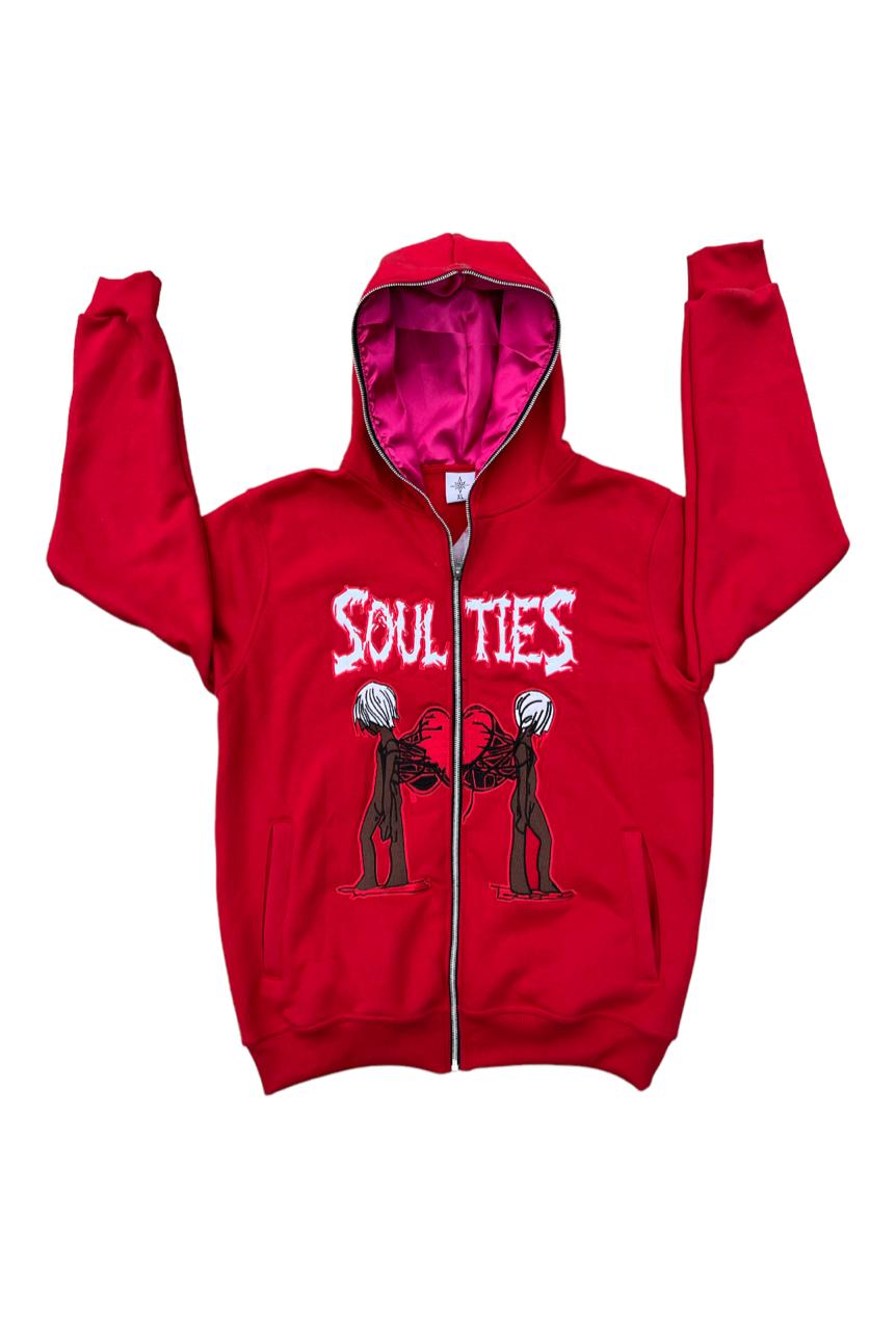 SOULTIES Hoodie "RED"